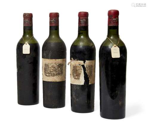 1953 Chateau Lafite-Rothschild, Pauillac, two bottles, toget...