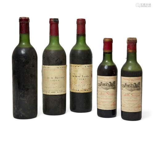 1976 Chateau Trotanoy, Pomerol, two bottles, together with a...