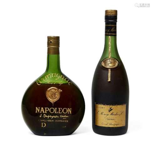 Remy Martin Grande Champagne Cognac, single bottle, together...