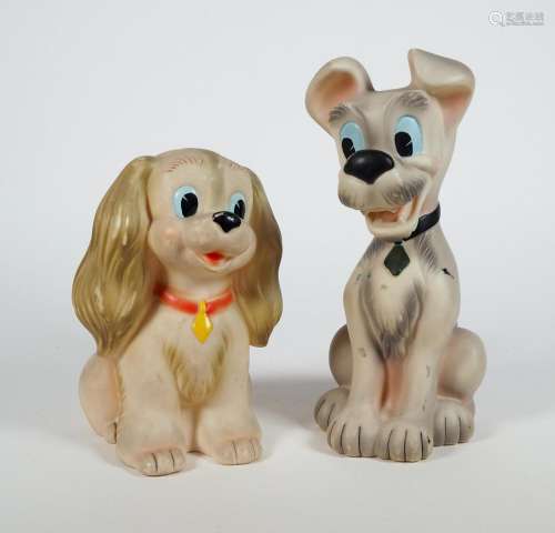 PAAR QUIETSCHFIGUREN/ PAIR OF SQUEAKY FIGURES,