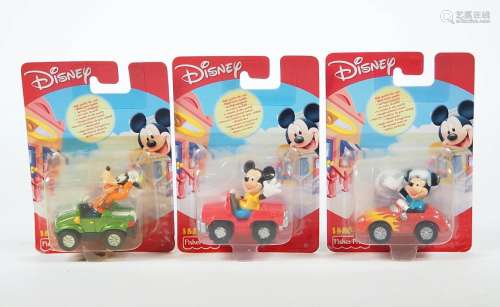 MODELLAUTOS, Konvolut von 3, Disney, Herst Fisher Price,