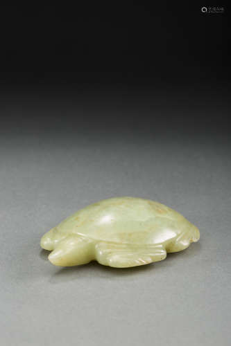 Jade Ornament in Turtle form from HongShan Culture