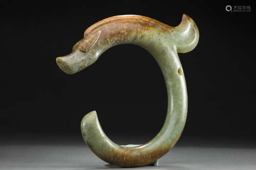 Jade Dragon Ornament from HongShan