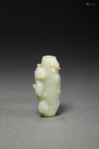 Jade Ornament in Pig form from Han