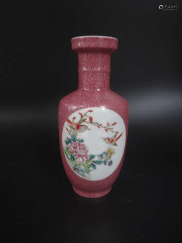 Colur Enamels Vase from Qing
