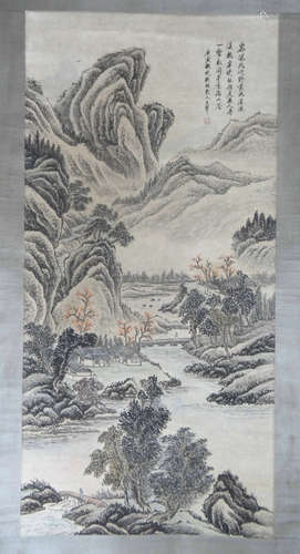 Ink Painting of Landscape from WangCui