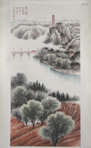 Ink Painting of Album from HeHaiXia