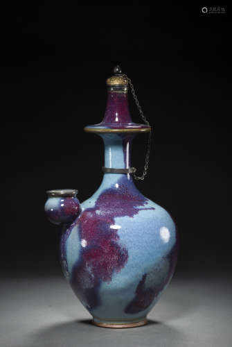Jun Kiln With Purple Colored Vase from Song