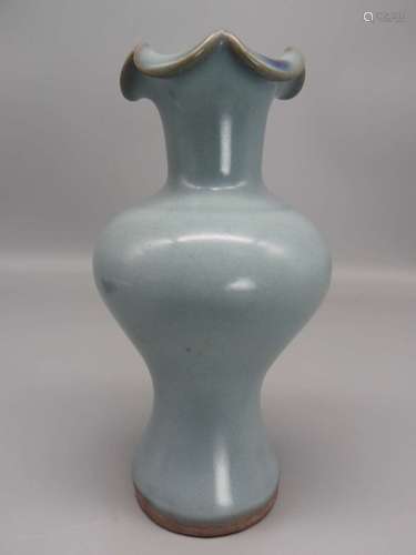 Jun Kiln Flower Mouth Vase from Song