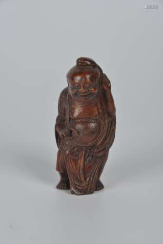 Bamboo Carving Figure Statue