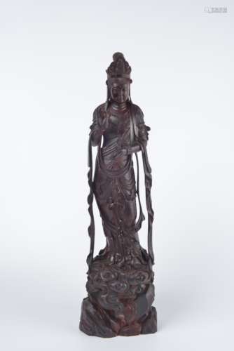 Rosewood Statue of Buddha