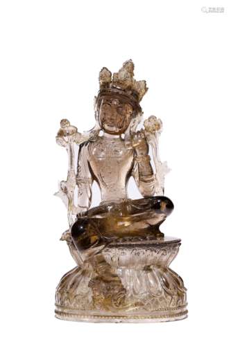 Natural Crystal Free Avalokitesvara Bodhisattva