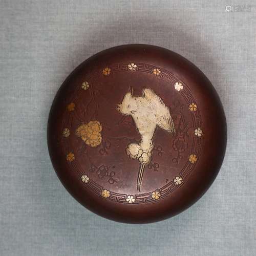 Chinese Copper Ink Box