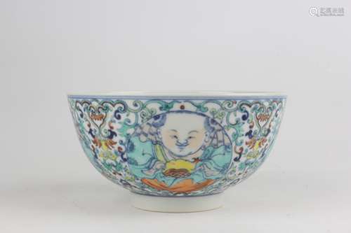 Contrasting Colored Bowl, Guangxu Reign Period, Qing