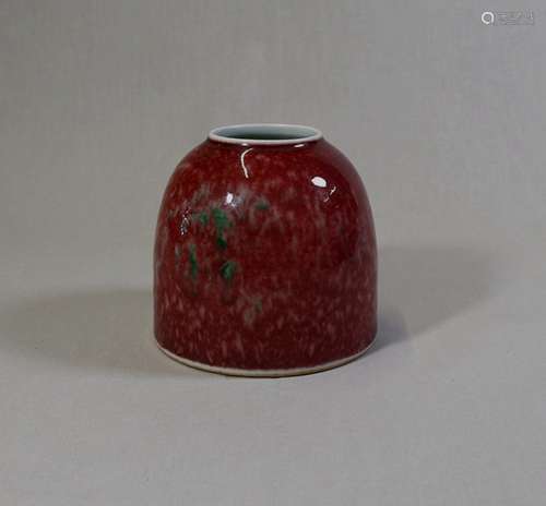 Chinese Red Glaze Brush Washer