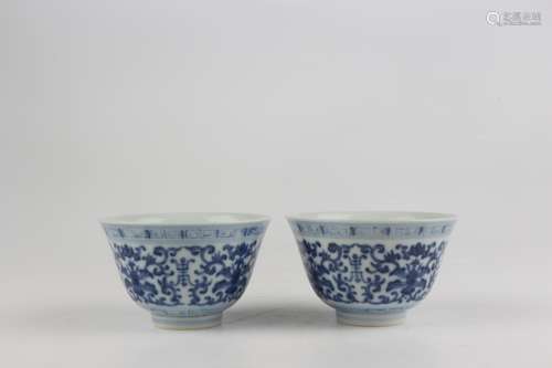 Blue-and-white Bowl, Qianlong Reign Period, Qing