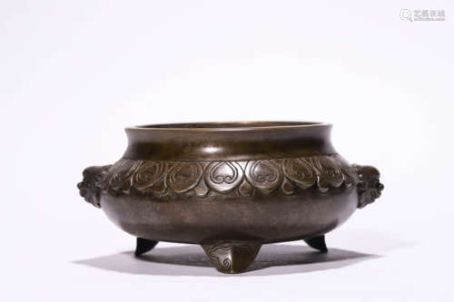 Double Lion-ear Censer