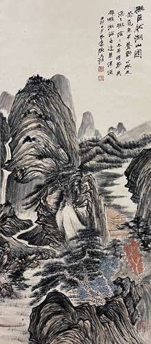 Landscape, Scroll, Zhang Daqian