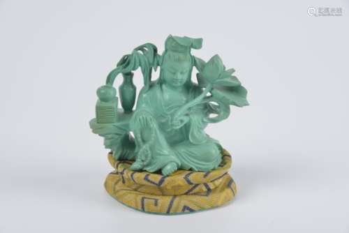 Turquoise Statue of Buddha