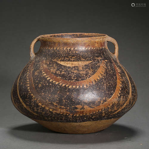 CHINESE MAJIAYAO CULTURE PAINTED AMPHORA