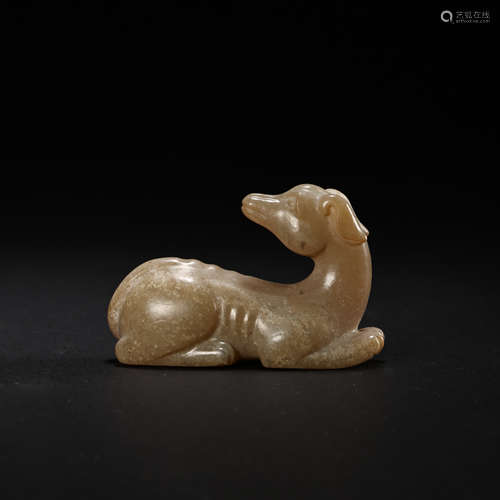 HETIAN JADE DOG, WAR AND HAN DYNASTY OF CHINA