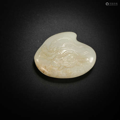 HETIAN JADE ROUGE BOX, LIAO DYNASTY, CHINA