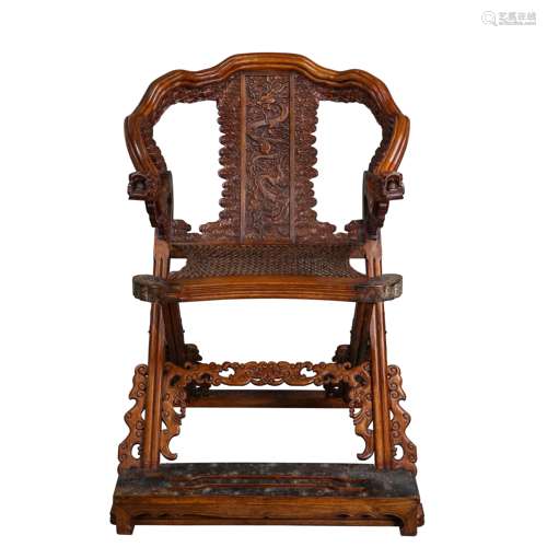 HUANGHUALI WOOD CHAIR, QING DYNASTY, CHINA