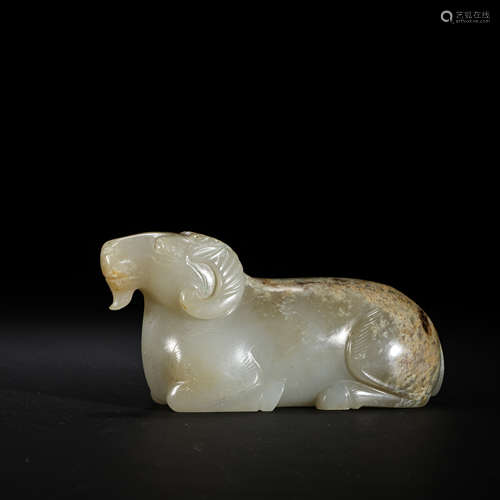 HETIAN JADE SHEEP, THE WAR AND HAN DYNASTIES OF CHINA