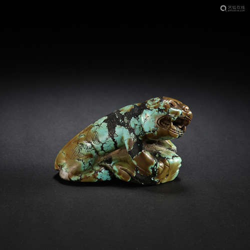 TURQUOISE BEAST, TANG DYNASTY, CHINA