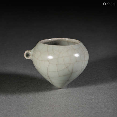 SONG DYNASTY, CHINESE GUAN WARE BIRD FOOD JAR