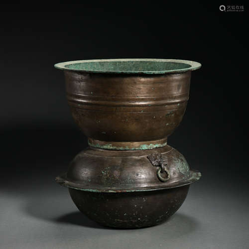 BRONZE HOT POT, WAR AND HAN DYNASTIES IN CHINA