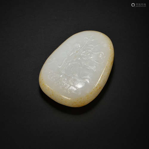 HETIAN JADE PENDANT, QING DYNASTY, CHINA