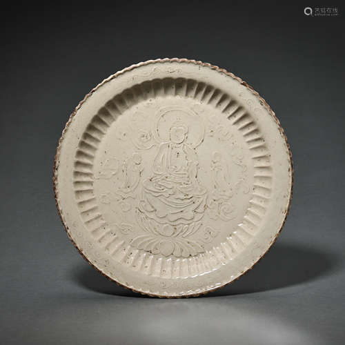 JIN DYNASTY CHINESE DING WARE PRINT PLATE