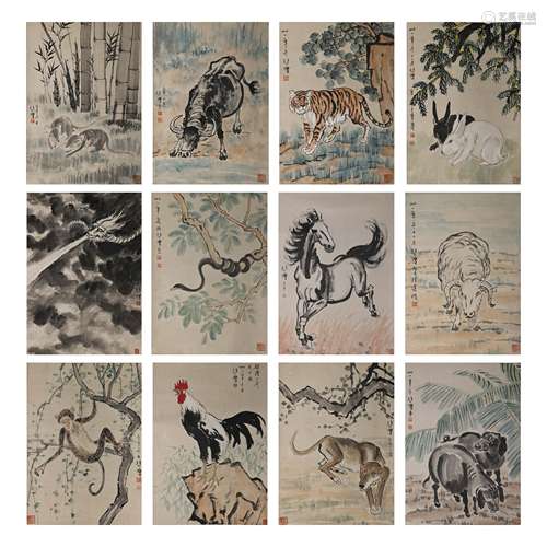 ANCIENT CHINESE PAINTING AND CALLIGRAPHY-XU BEIHONG