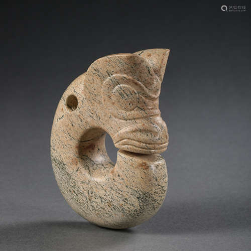 HETIAN JADE PIG DRAGON, HONGSHAN CULTURE, CHINA