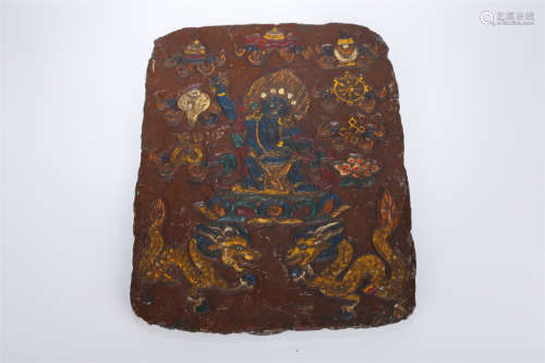A Vajrapani Buddha Plate.