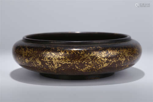 A Copper Censer with Interspersed Gold.