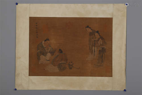 A Characters Scene Painting by Guo Xi.