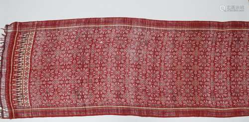 India, Gujarat, ceremonial silk textile, patolu, 19th centur...