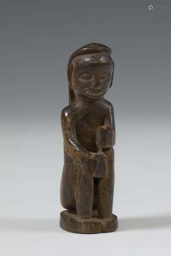 Borneo, East Kalimantan, Dayak, wooden amulet