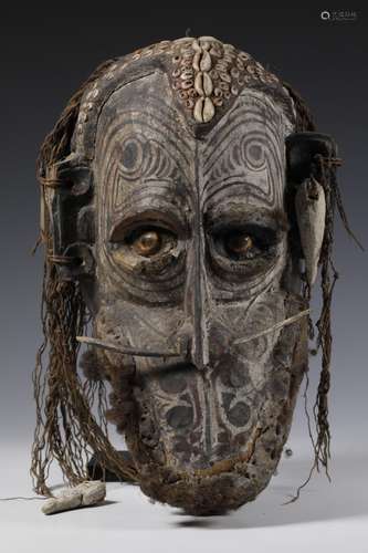 PNG, Middle Sepik, imitation ancestral skull,