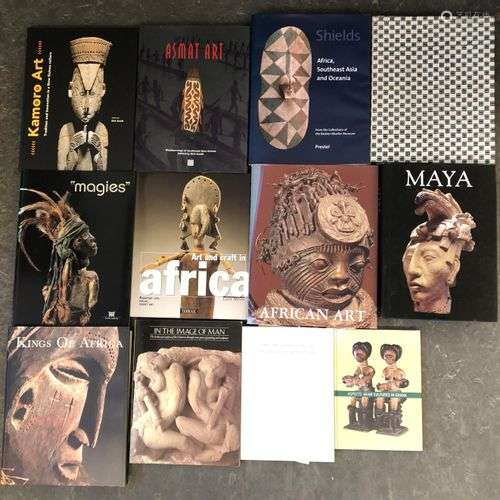 Collection of twelve books on African, Oceanic and South Ame...