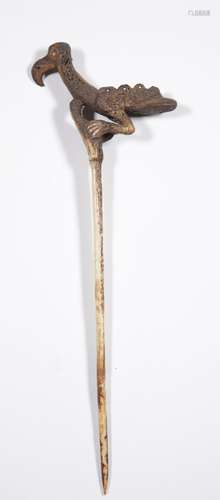 PNG, Middle Sepik, cassowary bone spatula,