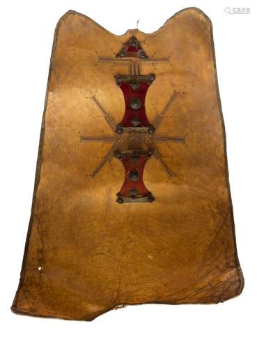 West Africa, Touareg, leather shield