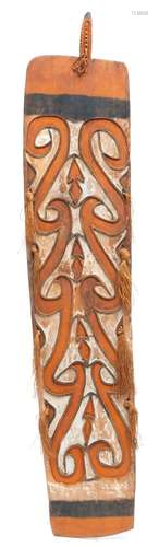 Papua, Central Asmat, war shield, jamash,