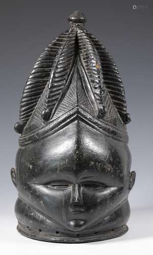 Sierra Leone, Mende, helmet mask, sowei,