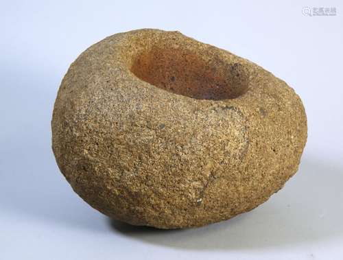 PNG, Eastern Highlands, stone mortar, ca. 3000-1000 BC.,