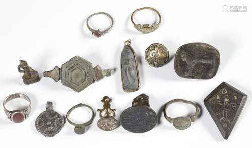 A collection of various objects, from Near Eastern to Europe...