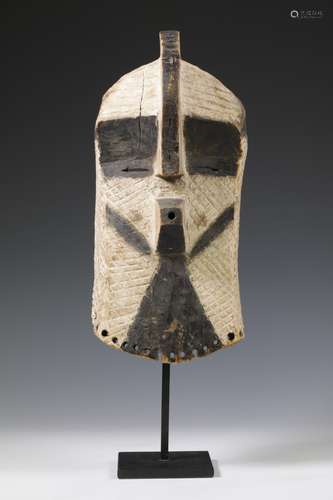 DRC., Songye, face mask, kifwebe