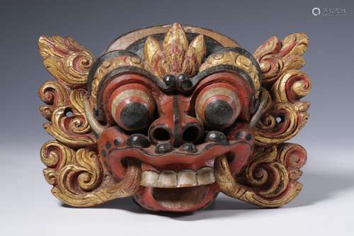 Bali, carved architectual fragment, 1st half 20th century.